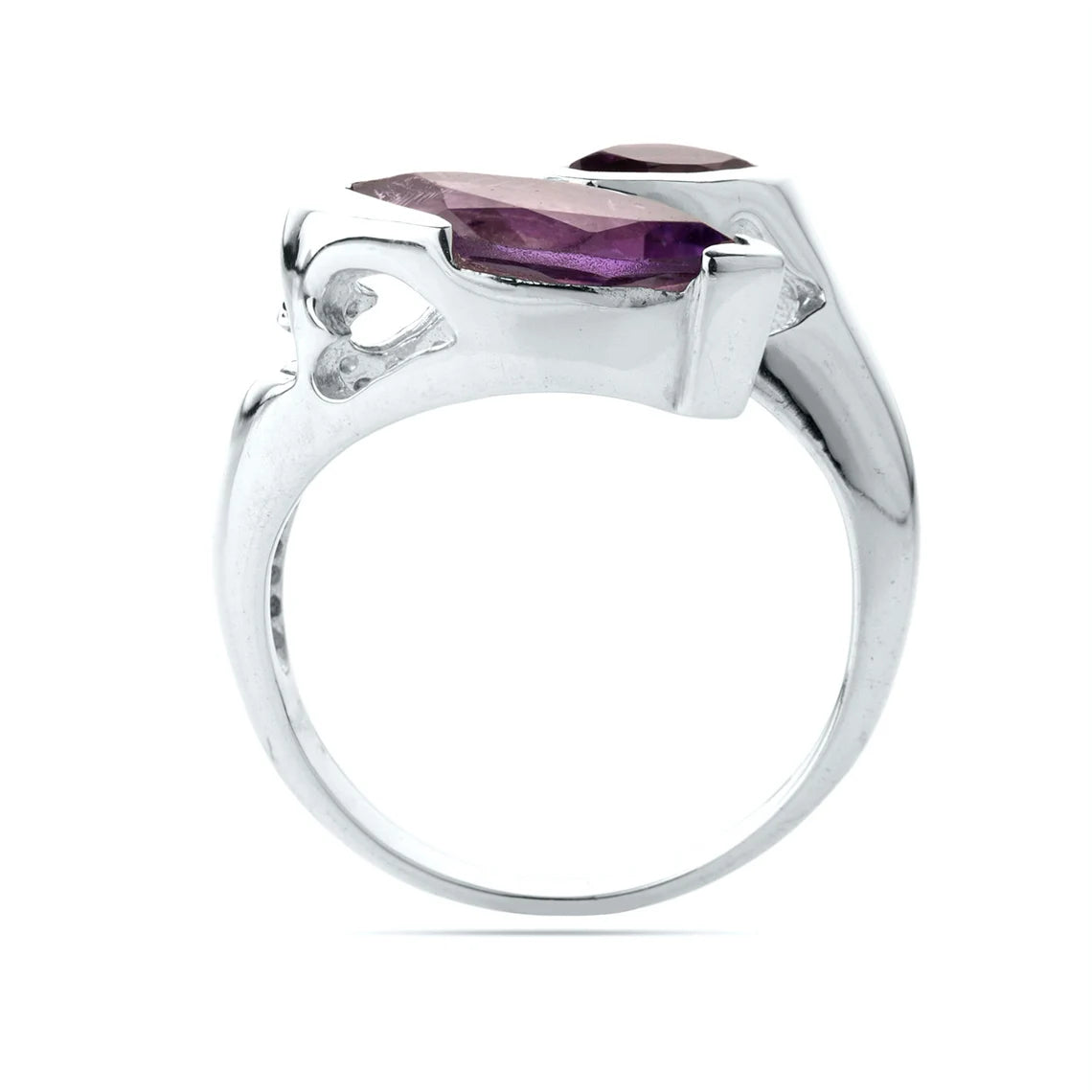 Amethyst ring, Amethyst Silver Ring, Silver Amethyst Ring 925 Sterling Solid Silver Amethyst Rings