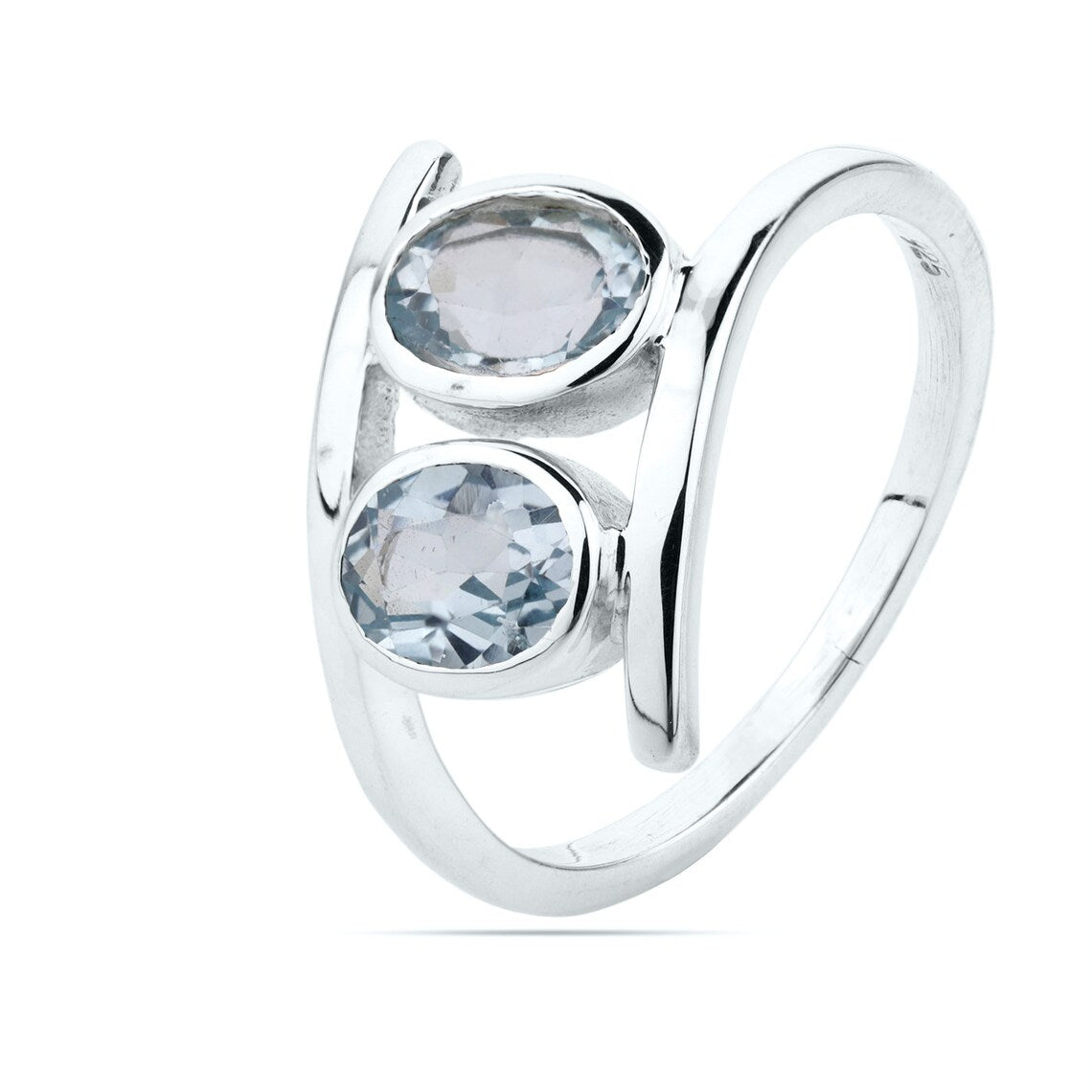 925 Sterling Silver - Choose any - Blue Topaz - Citrine - Amethyst - Garnet - Moonstone - iolite - Ring Jewelry