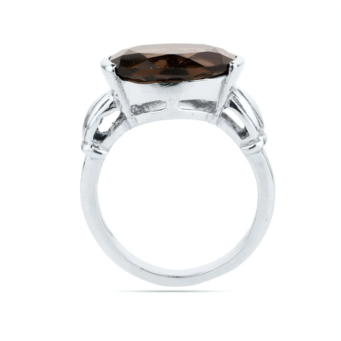 Green Amethyst Ring - Oval Green Amethyst - 925 Sterling Silver Green Amethyst Ring - Multi Gemstone Ring - Faceted Oval Cut Ring