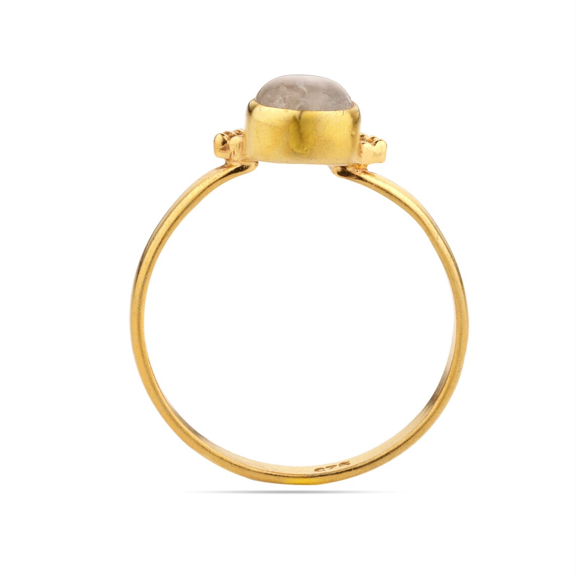 Moonstone Ring ~ Delicate ~stack ring ~ Handmade ~ Gemstone ~ moonstone stacking ~ Everyday ~ Hippie ~Bohemian~June Birthstone gold ring