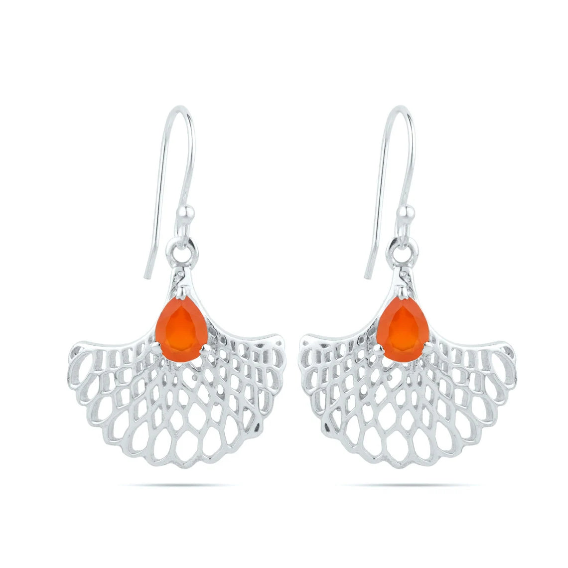 Carnelian Gemstone Earrings 925 Sterling Silver carnelian Earrings, drop dangle earrings