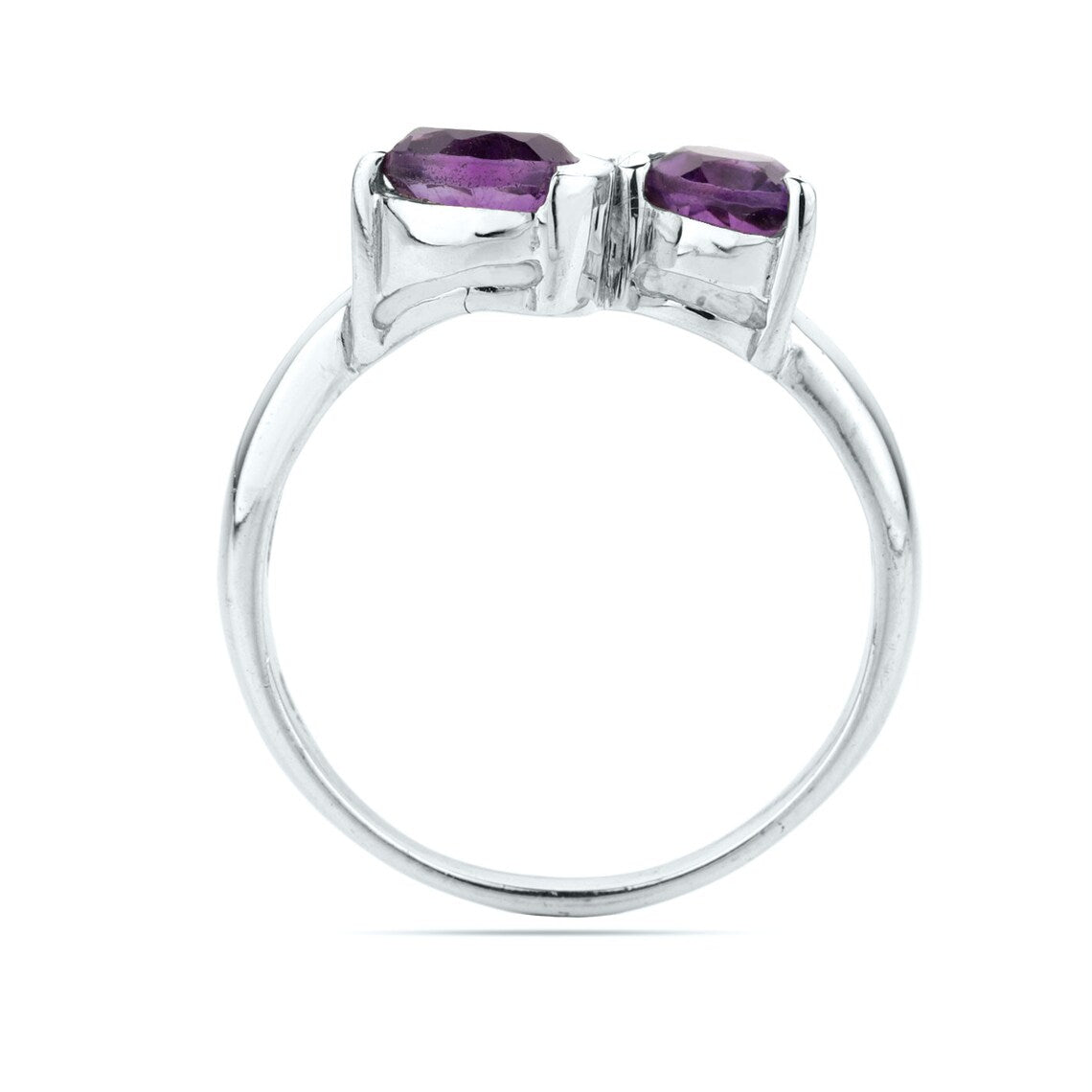 Natural Amethyst 925 Sterling Silver Ring