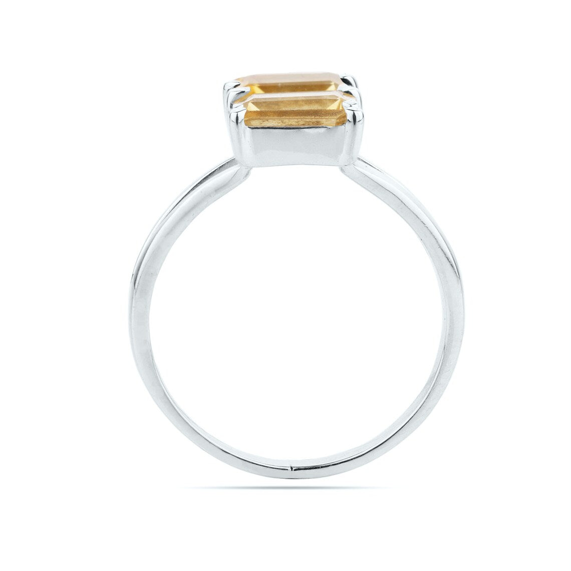 Natural Amethyst Ring, Garnet Ring -925 Sterling Silver Ring--Wedding Ring---Silver Ring, Dual Stone Ring, Handmade Ring, Gift Ring