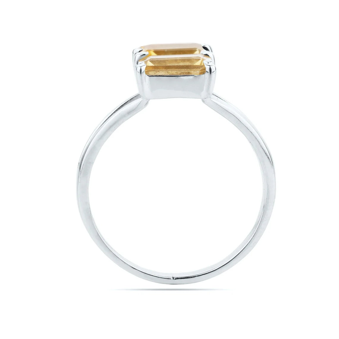 Natural Amethyst Ring, Garnet Ring--925 Sterling Silver Ring--Wedding Ring---Silver Ring, Dual Stone Ring, Handmade Ring, Gift Ring