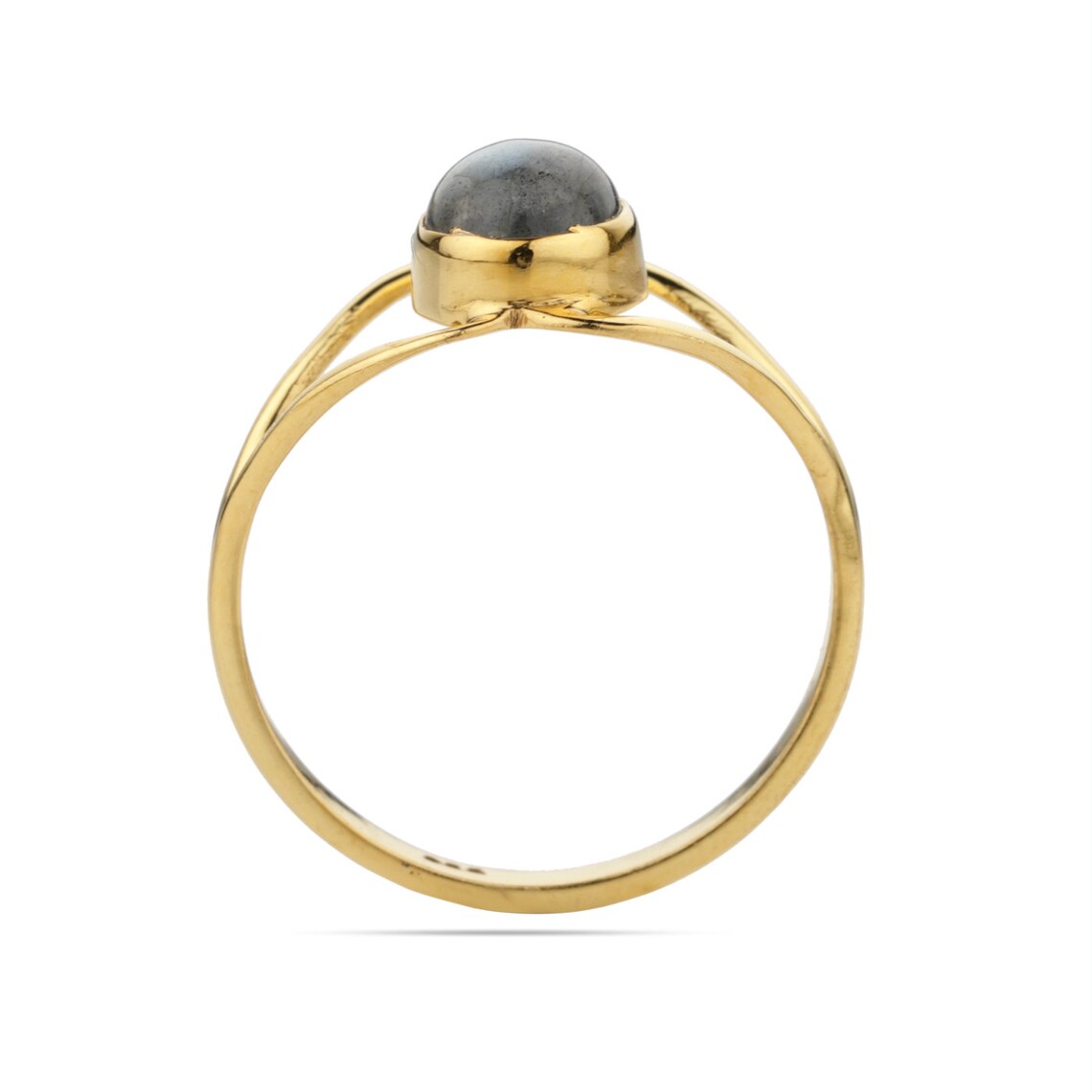 Labradorite Ring, Labradorite Oval Cabochon ring, Gold Plated Ring, Oval labradorite Ring,