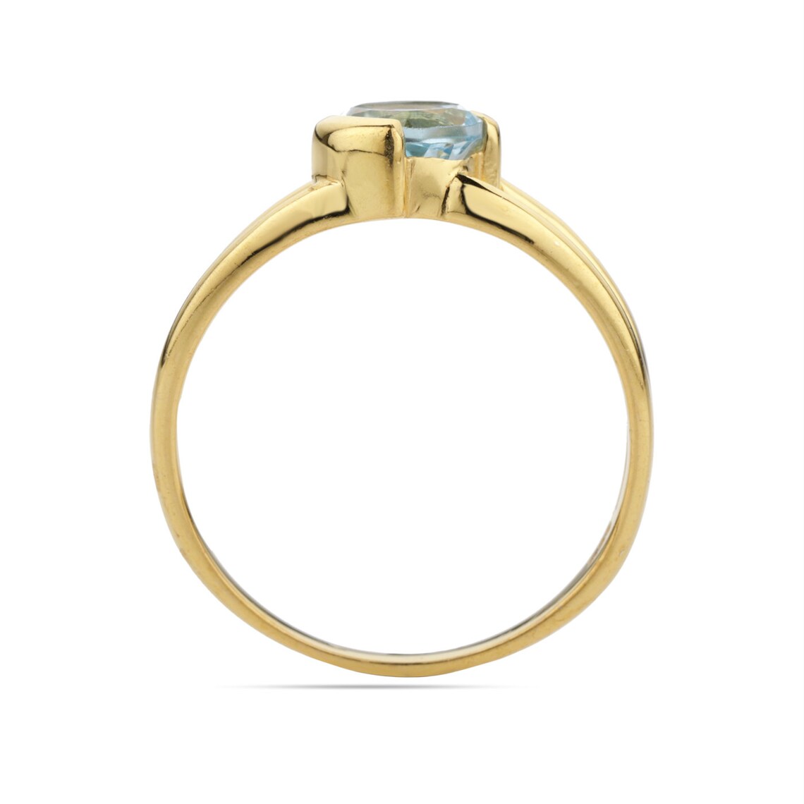 Blue Topaz Ring,925 Sterling Silver, Blue Gemstone Ring, Dainty blue topaz Ring, Promise Ring Women, Gift For Her.