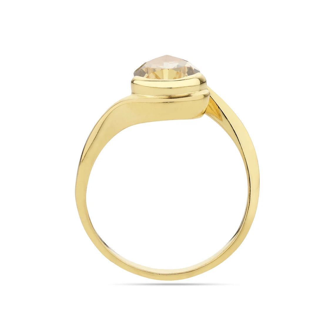 Natural Citrine Ring / 925 Solid Sterling Silver Ring / Engagement Ring / Gift Ring / Silver Ring / Gift Ring/Citrine Gift Ring/ Pear Shape