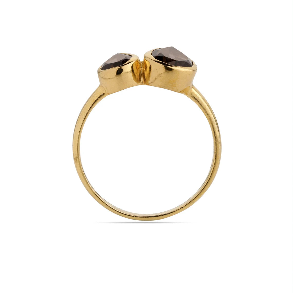 Smoky Topaz 925 Sterling Silver Ring