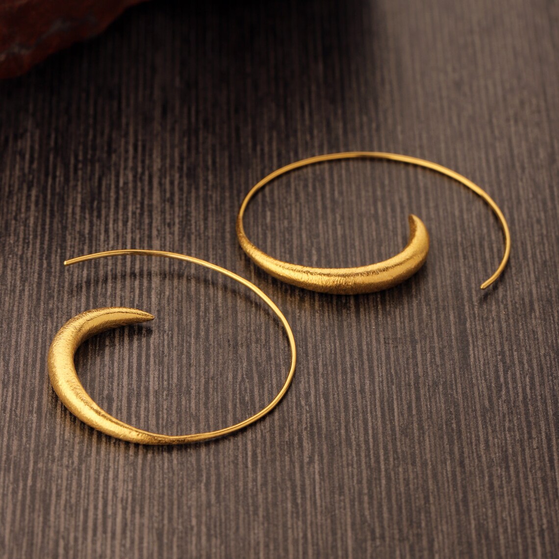 Gold Large Hoop Earrings