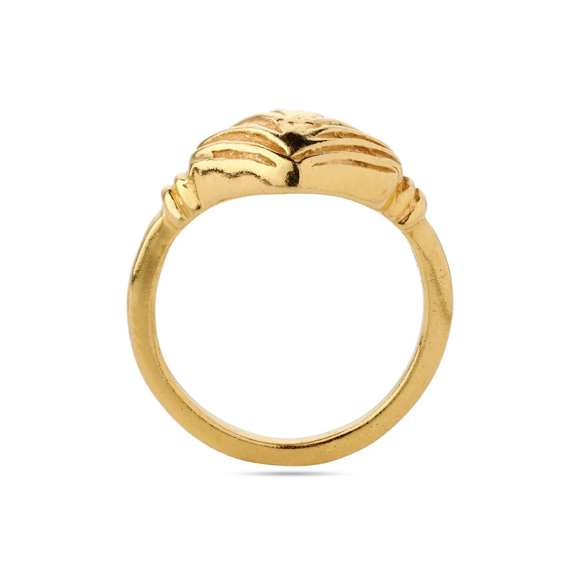 925 Silver Ring, Gold Plated, Stacked Ring
