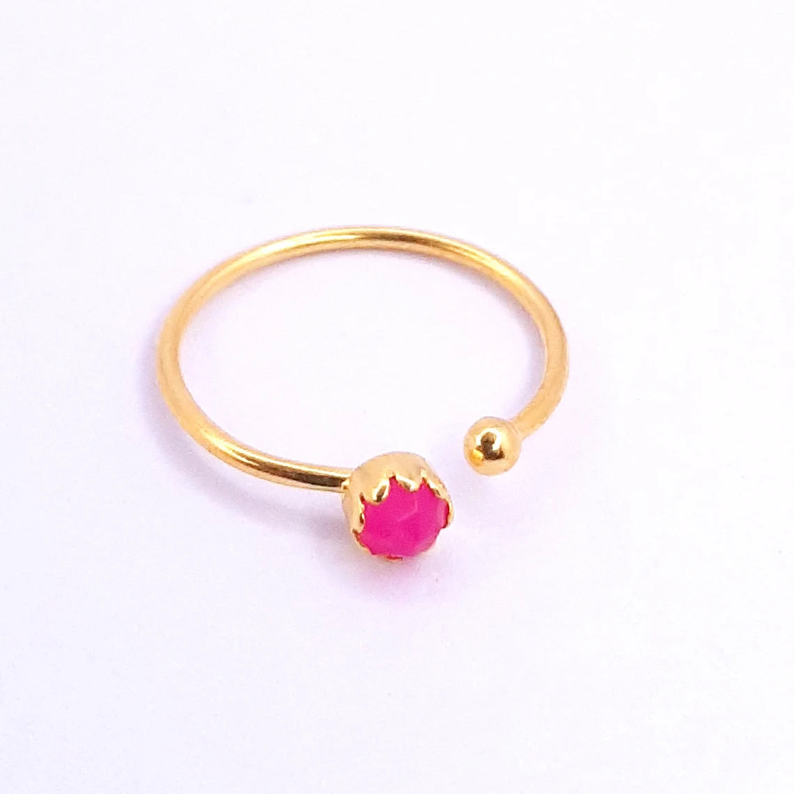 Pink Quartz Ring, 925 Sterling Silver Ring, Cushion Ring, Pink Red Quartz Ring, Propose Ring, Gift for Her, Pink Ring For Girls