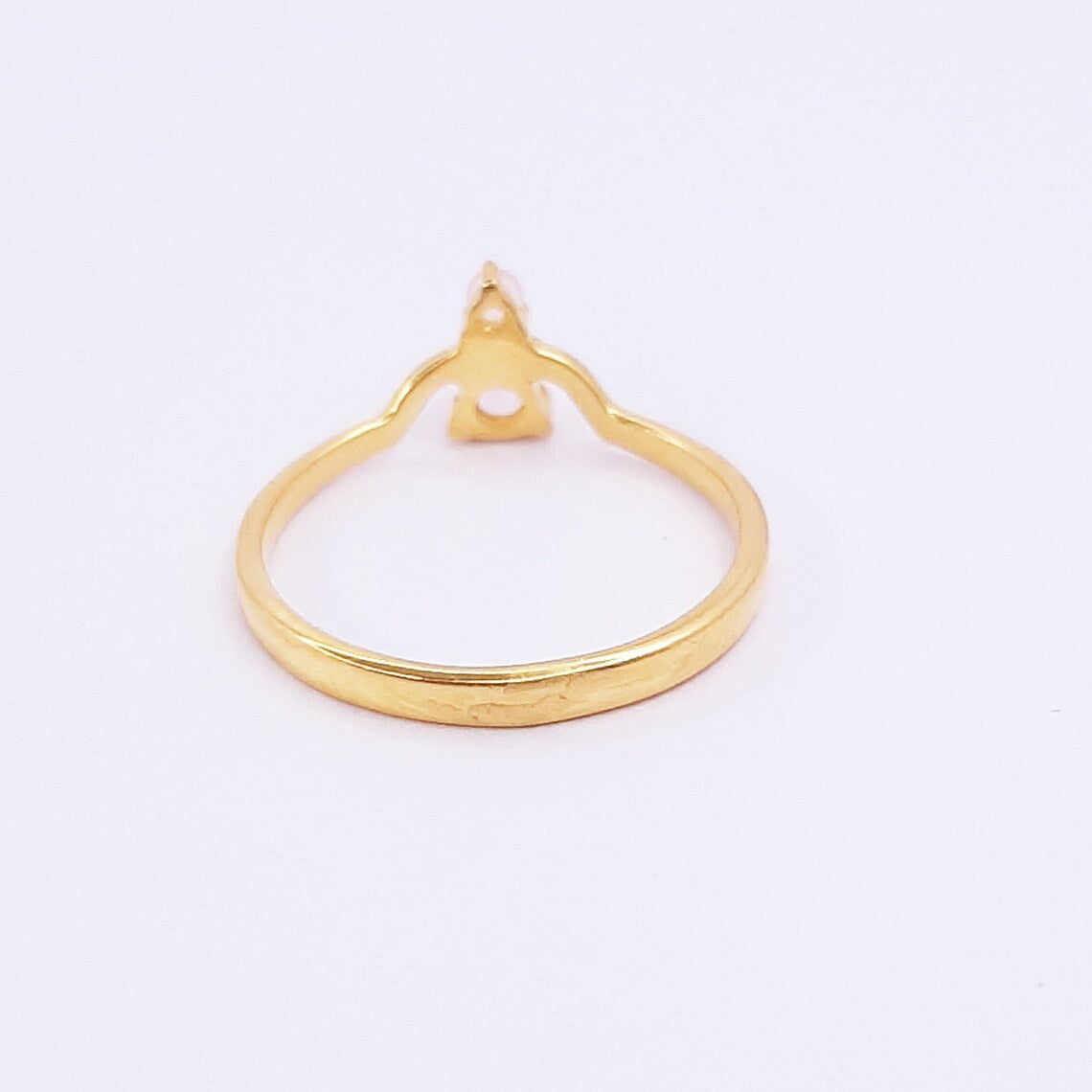 Natural Pink Chalcedony Ring, October Birthstone, Pink Chalcedony Ring, New Mom Gift, 18k Gold Vermeil Ring, round stones ring