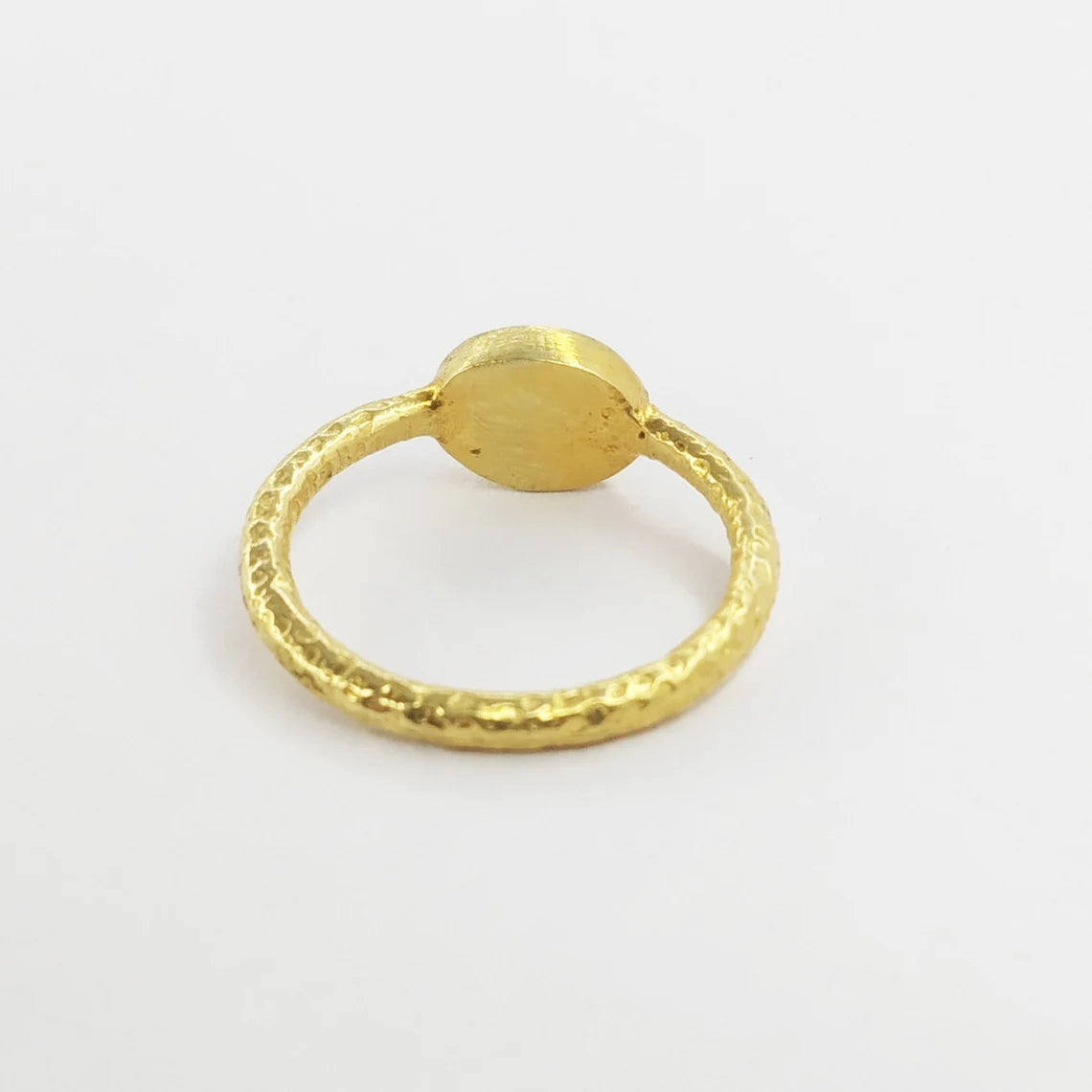 Black Diamond Sterling Silver Gold Plated Ring