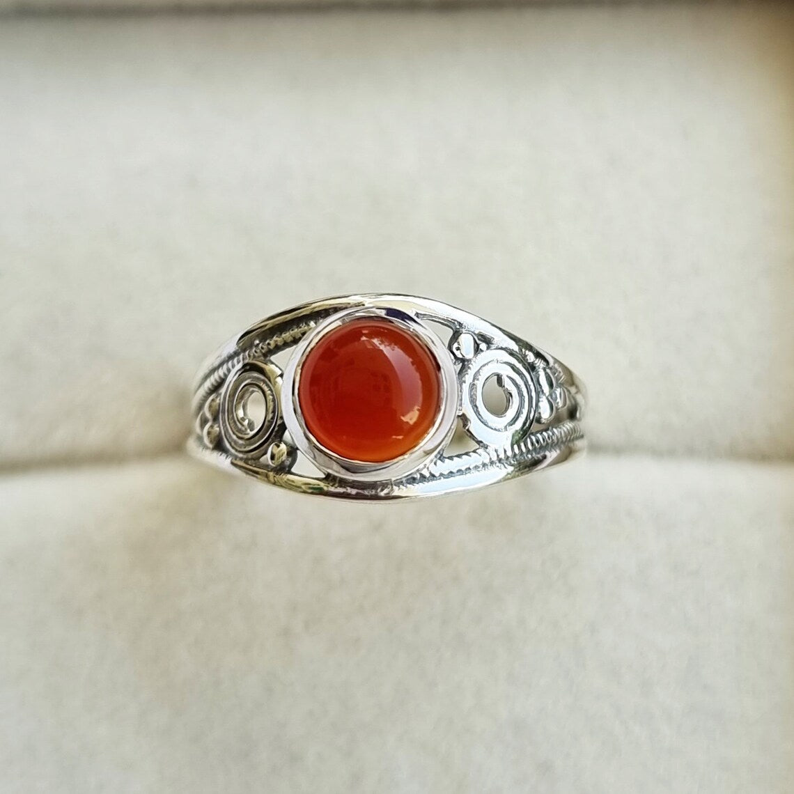 Multi Birthstone Ring,Carnelian Silver Ring,Garnet Gemstone Ring,Turquoise Silver Ring,Amethyst Ring,Prehnite Ring,Aqua Chalcedony Ring