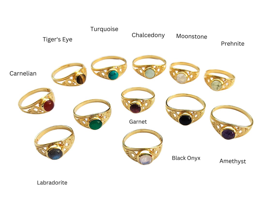 Dainty Turquoise Ring , Mothers Ring, Minimal Ring , Family Birthstone Ring, Multi-Stone Ring, Pinky Ring, Personalized Gifts , Gold ring