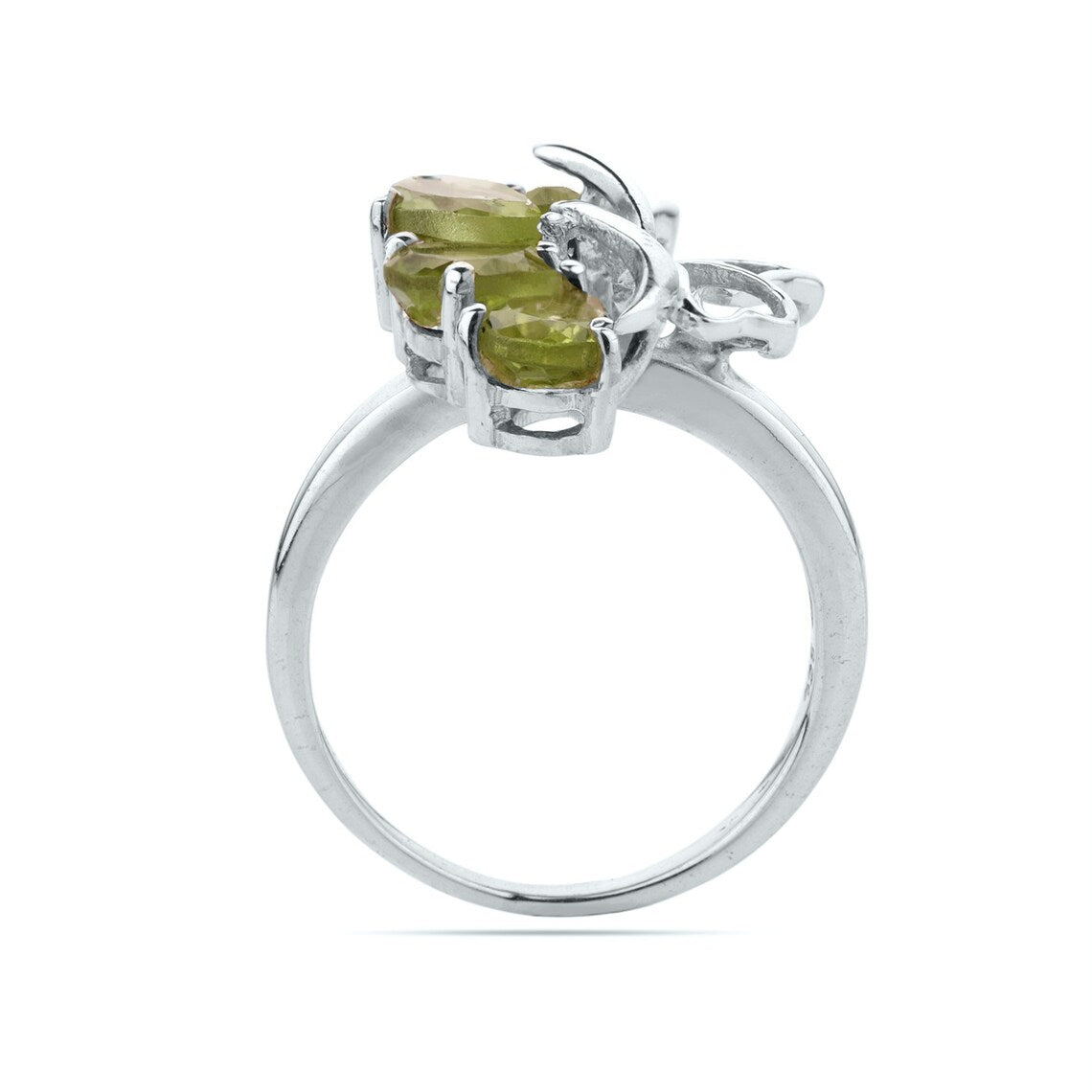 Multi Gemstone Ring, Garnet, Amethyst Ring, iolite Ring, 925 Sterling Silver Peridot Garnet Amethyst Rings