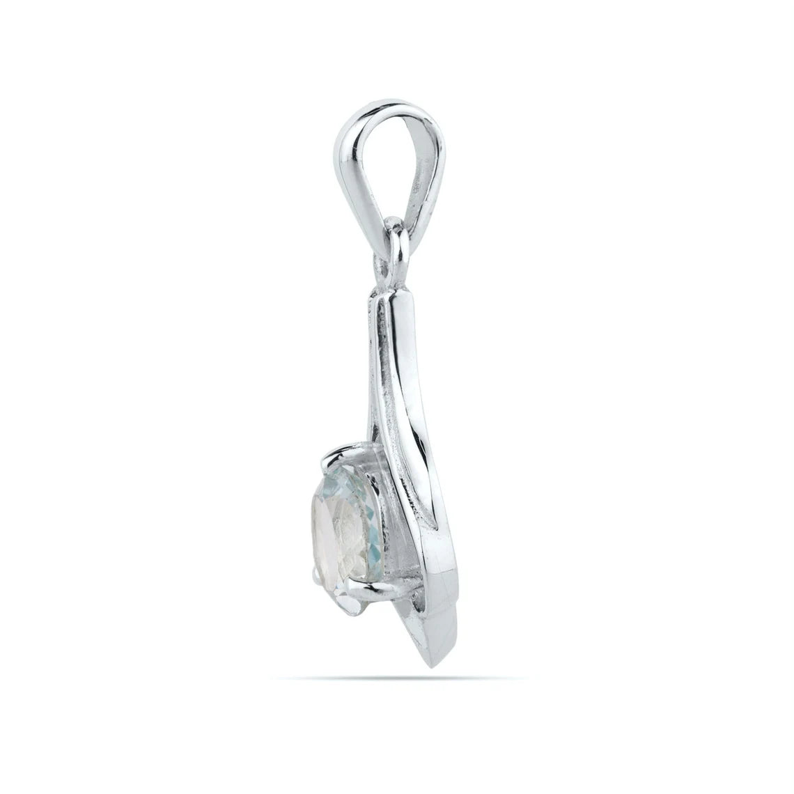 Blue Topaz 925 Sterling Silver Pendant