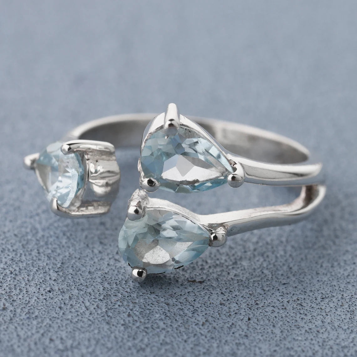 Peridot Ring Smoky iolite Ring Amethyst Ring Blue Topaz Citrine Ring Natural Peridot, Smoky, iolite, Amethyst, Blue Topaz Citrine Rings