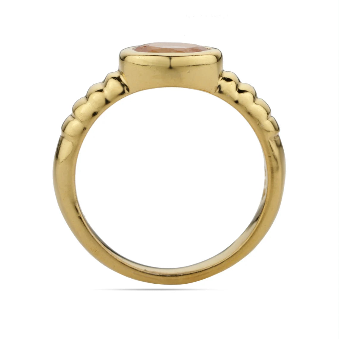 Pink Tourmaline Oval Ring - Gemstone Ring - Solitaire - Statement - Stacking - Birthstone Ring Tourmaline Gold Bold Ring