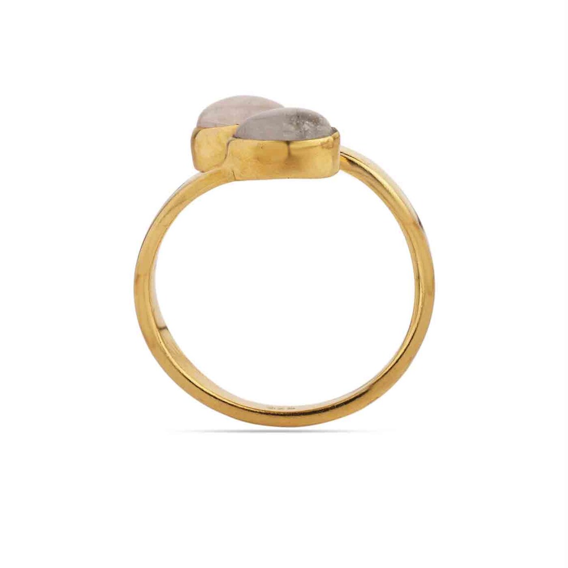Rainbow Moonstone Ring | Adjustable Moonstone Ring | Dainty Moonstone Stacking Ring | June Birthstone Ring | Moonstone Ring Adjustable