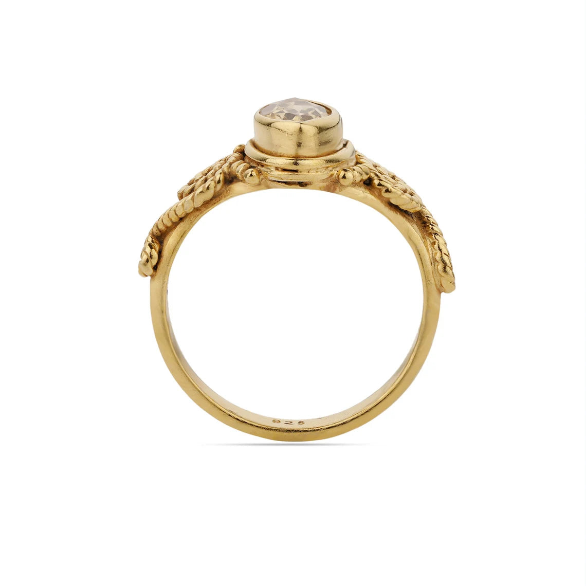 Natural Citrine Marquise Ring, Citrine designers gold ring
