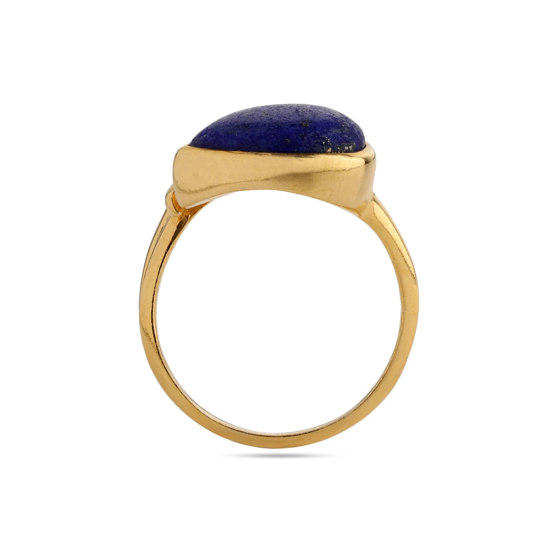 Pear Lapis ring, gemstone gold ring, stackable ring, September Birthstone ring, silver ring, lapis lazuli Ring, gold ring bezel set ring