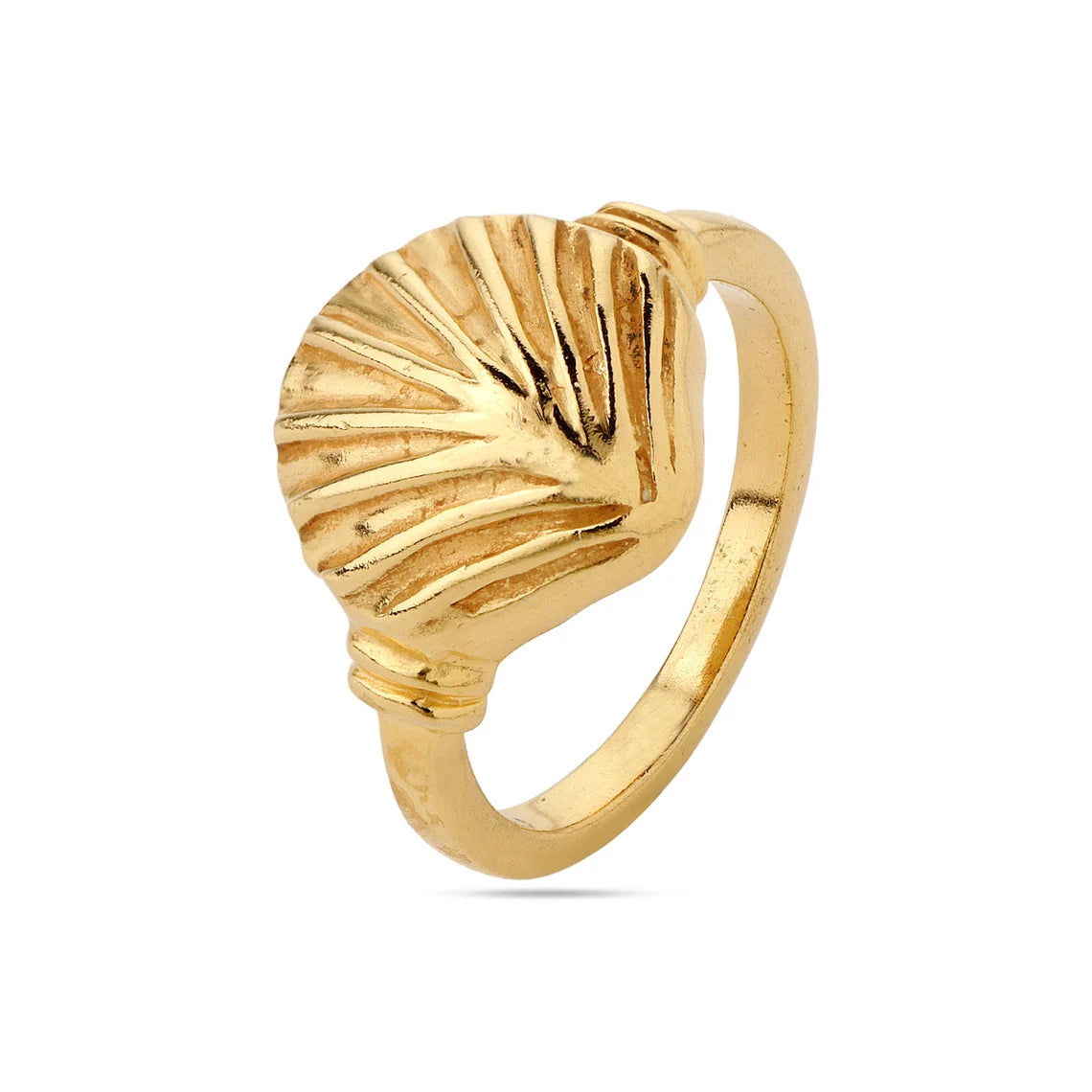 925 Silver Ring, Gold Plated, Stacked Ring